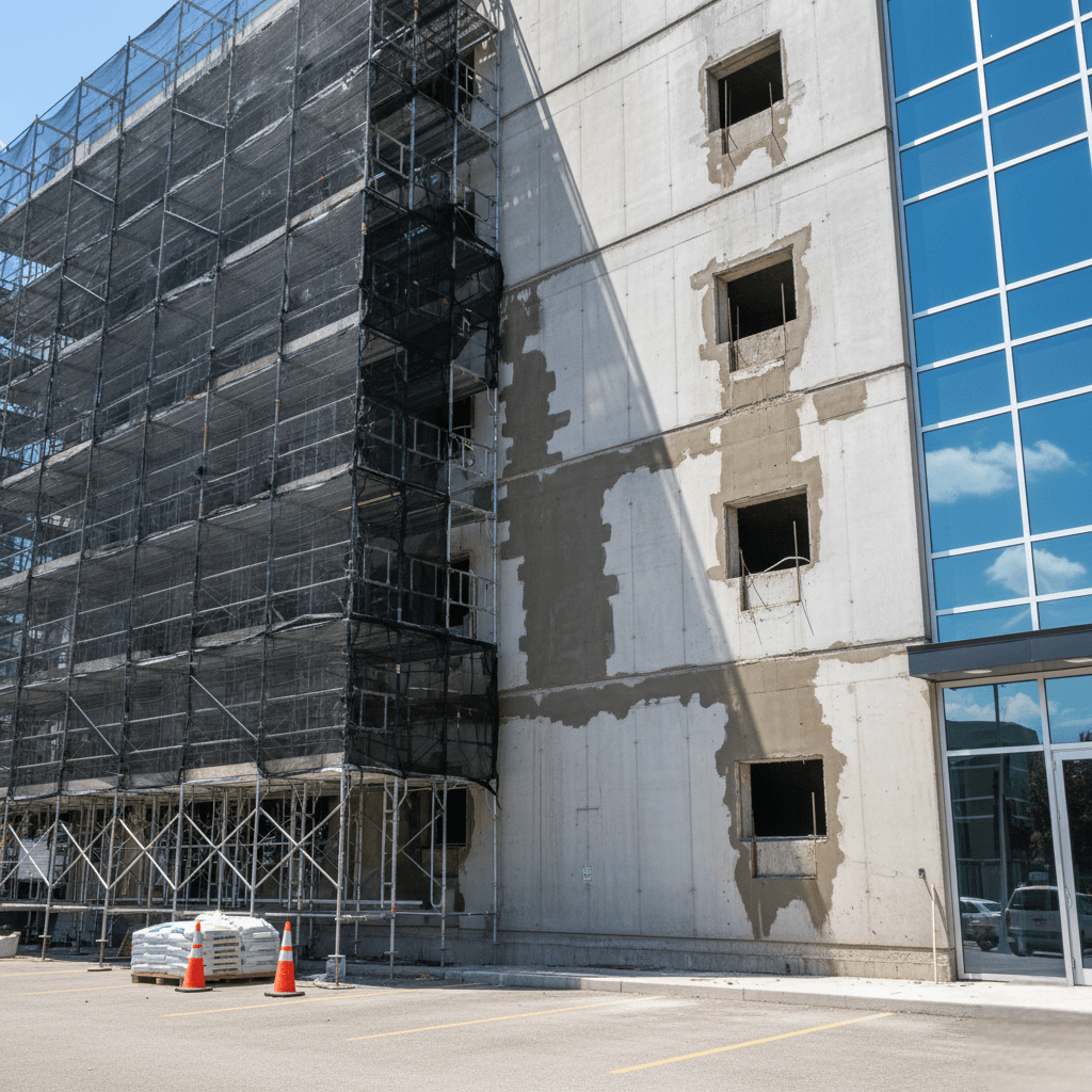 Exterior Façade Repair unico construction
