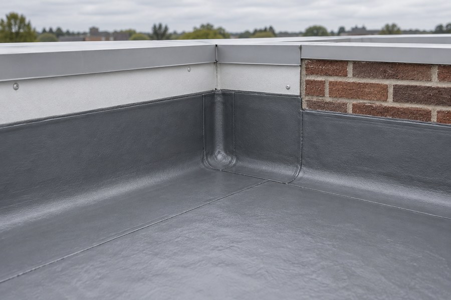 Roof membrane repair detail